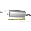 Ауспух 08.669 ALU ЗАДНО ГЪРНЕ FORD FUSION 1.2/1.4 /71401,23920 23159/ 08,669/ АУСПУСИ POLMOSTROW