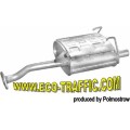 Ауспух 09.05 ALU ЗАДНО ГЪРНЕ HONDA CIVIC 92-96 1.5I 16V /17781/09,05/ АУСПУСИ POLMOSTROW