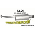 Ауспух 12.06 ALU ЗАДНО ГЪРНЕ MAZDA MX6 2.5I V6 24V 07/91- / / 12,06/ АУСПУСИ POLMOSTROW