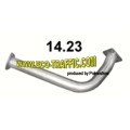 Ауспух 14.23 ALU ТРЪБА MITSUBISHI CANTER // 14,23/ АУСПУСИ POLMOSTROW