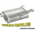 Ауспух 19.227 ALU ЗАДНО ГЪРНЕ PEUGEOT 406 1.9 TD; 2.1TD KOMBI 96-98 /21608/ 19,227/ АУСПУСИ POLMOSTROW