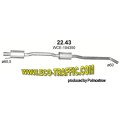 Ауспух 22.43 ALU СРЕДНО ГЪРНЕ ROVER 75 2.0I V6/2.5I V6/22344 / 22,43/ АУСПУСИ POLMOSTROW