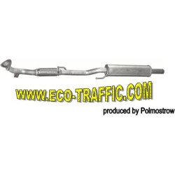 Ауспух 23.73 ALU ПРЕДНО ГЪРНЕ SEAT IBIZA/SKODA FABIA/VW POLO 1.2/23358/ 23,73/ АУСПУСИ POLMOSTROW