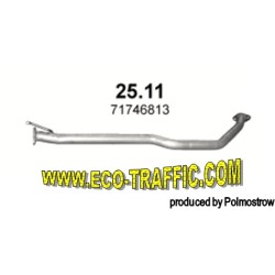 Ауспух 25.11 ALU СРЕДНА ТРЪБА SUZUKI SX4 1.6/1.9 TD DDIS/ 25,11/ АУСПУСИ POLMOSTROW