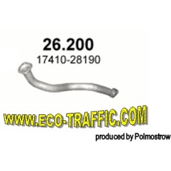 Ауспух 26.200 ALU ПРЕДНА ТРЪБА RAV 4/10508/ 26,200/ АУСПУСИ POLMOSTROW