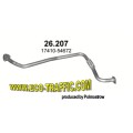 Ауспух 26.207 ALU КОЛЕКТОРНА ТРЪБА TOYOTA HI-LUX / VW TARO/08847/ 26,207/ АУСПУСИ POLMOSTROW