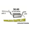 Ауспух 30.60 ALU СРЕДНО ГЪРНЕ PASSAT 1.6 COMBI 2005->/ 30,60/ АУСПУСИ POLMOSTROW