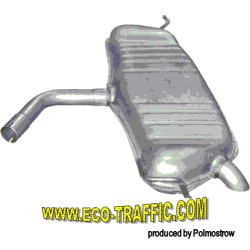 Ауспух 30.614 ALU ЗАДНО ГЪРНЕ VW GOLF V 1.4I/1.4 FSI GOLF /23004/ 30,614/ АУСПУСИ POLMOSTROW