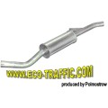 Ауспух 33.02 ALU ЗАДНО ГЪРНЕ FIAT 128 69-83/ZASTAWA 1100 72-86 /04366/ 33,02/ АУСПУСИ POLMOSTROW