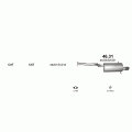 Ауспух 46.31 ALU ЗАДНО ГЪРНЕ FORESTER 2.5 XT/ 46,31/ АУСПУСИ POLMOSTROW