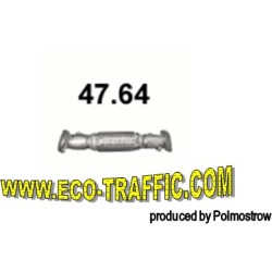 Ауспух 47.64 ALU КОЛЕКТОРНА ТРЪБА KIA SPORTAGE 2.0 CWT 07/ 47,64/ АУСПУСИ POLMOSTROW