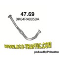 Ауспух 47.69 ALU КОЛЕКТОР KIA SPORTAGE 2.0 TD/ 47,69/ АУСПУСИ POLMOSTROW