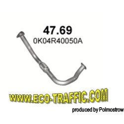 Ауспух 47.69 ALU КОЛЕКТОР KIA SPORTAGE 2.0 TD/ 47,69/ АУСПУСИ POLMOSTROW