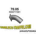 Ауспух 70.05 ALU СВЪРЗВАЩА ТРЪБА RENAULT MAJOR R310 /64204/70,05/ АУСПУСИ POLMOSTROW