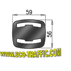 *ТАМПОН АУСПУХ ЗА MERCEDES BOSAL 255-157 LK/LN2,VARIO NEOPLAN /50809/*